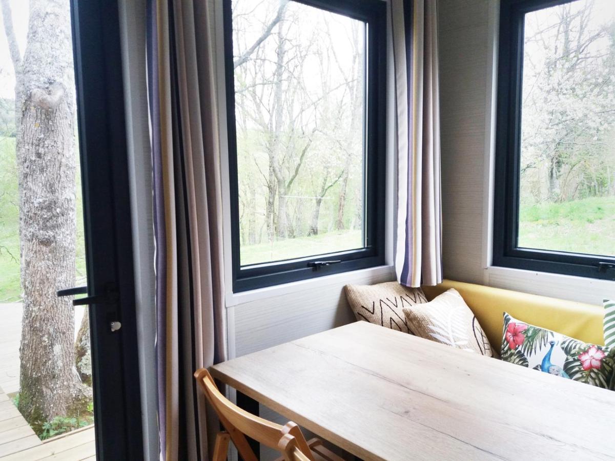 Tiny House Autonome En Pleine Nature Albieres Eksteriør billede